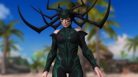 Dead or Alive 5 1.10c BP 5.5 - وصول "هيلا" (MARVEL) إلى الشاطئ