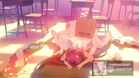 MMD r18 فتيات كانكول يقدمن عرضًا شرجيًا علنيًا - هنتاي ثلاثي الأبعاد