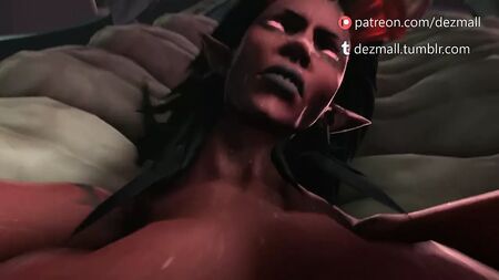 "التضحية" من إنتاج Dezmall - ممارسة الجنس مع شيطانة "سوكوبوس" - رسوم ثلاثية الأبعاد (3D CG) - SFM