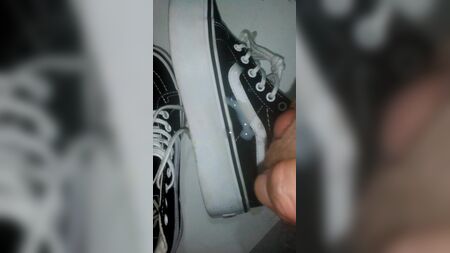 حذاء Vans Sk8 High Platform أسود جديد مع قطع غيار - الجزء الثاني