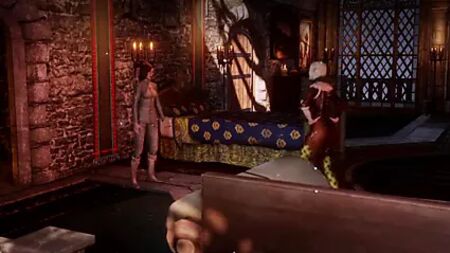 رومانسية سيرا العارية في لعبة Dragon Age Inquisition