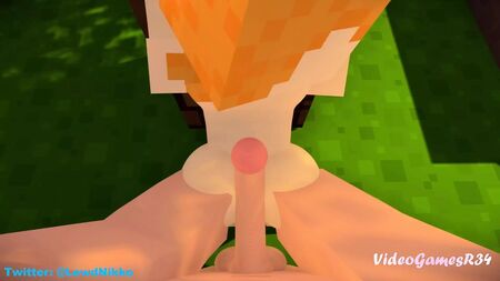 مجموعة من الرسوم المتحركة الإباحية لـ Minecraft: ستيف، أليكس، جيني