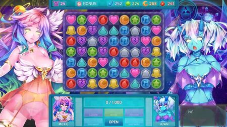 Huniepop 2: الجنس مع نيمفوجين (مشهد الزعيم)