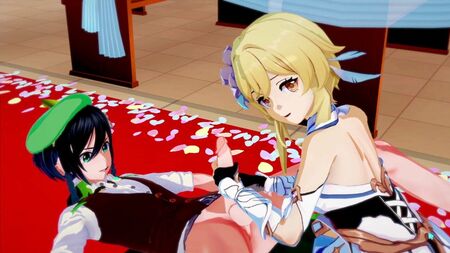 فينتي يضاجع لومين - Genshin Impact