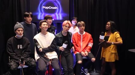190507 BTS يكشفون عمن يريدون العمل معه بعد ذلك @ PopCrush