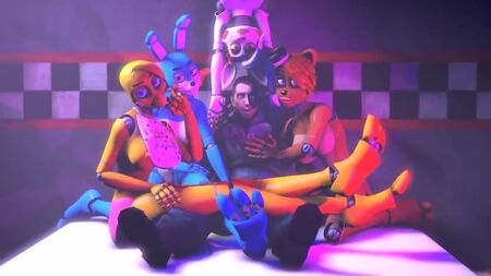 [FURR Animations - مدرسة FNAF للأنيماترونيك] خمس ليالٍ في عالم الأنيمي - الفيلم الكامل (SFM FNAF ANIMATION)