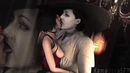 السيدة ألكينا ديميتريسكو × آدا وونغ - سيطرة نسائية؛ يوري؛ سحاق؛ الجنس الفموي؛ اللحس؛ إباحية هنتاي ثلاثية الأبعاد؛ [Resident Evil 8: Village]