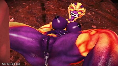 3D Yiff من Cavafly01 - إباحية فروية بين الذكور E621 FYE Doom r34 rule34 سيطرة الأنثى شيطانة فتاة هوس القدم