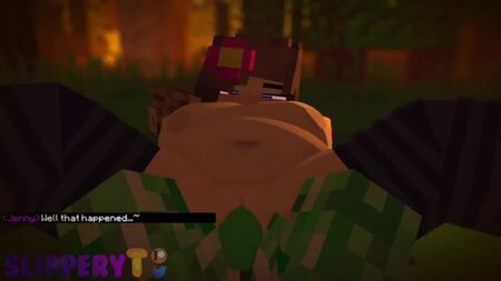 جيني × كريبر (مينكرافت 18+ جنسي) (أصلي) SLIPPERYT