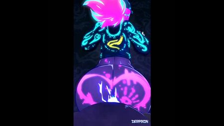 أكالي من KDA في لعبة League of Legends بواسطة Derpixon - R34 - Rule34 - LoL - K_DA