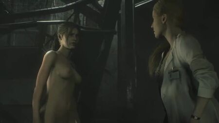 Resident Evil 2: Remake — كلير ريدفيلد — تعديل العري — جميع المشاهد