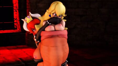 Bowsette Cock Vore Peach بواسطة ToaterKing
