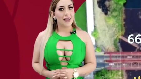 مذيعة النشرة الجوية اللاتينية أريلي هيرنانديز مونتينيغرو 2